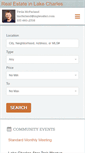 Mobile Screenshot of lakecharlesrealestate-twilamcfarland.com